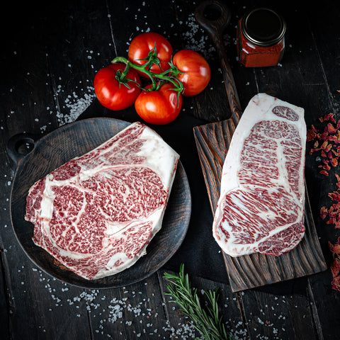 Steak Set - Ribeye & Striploin (JP Hybrid)